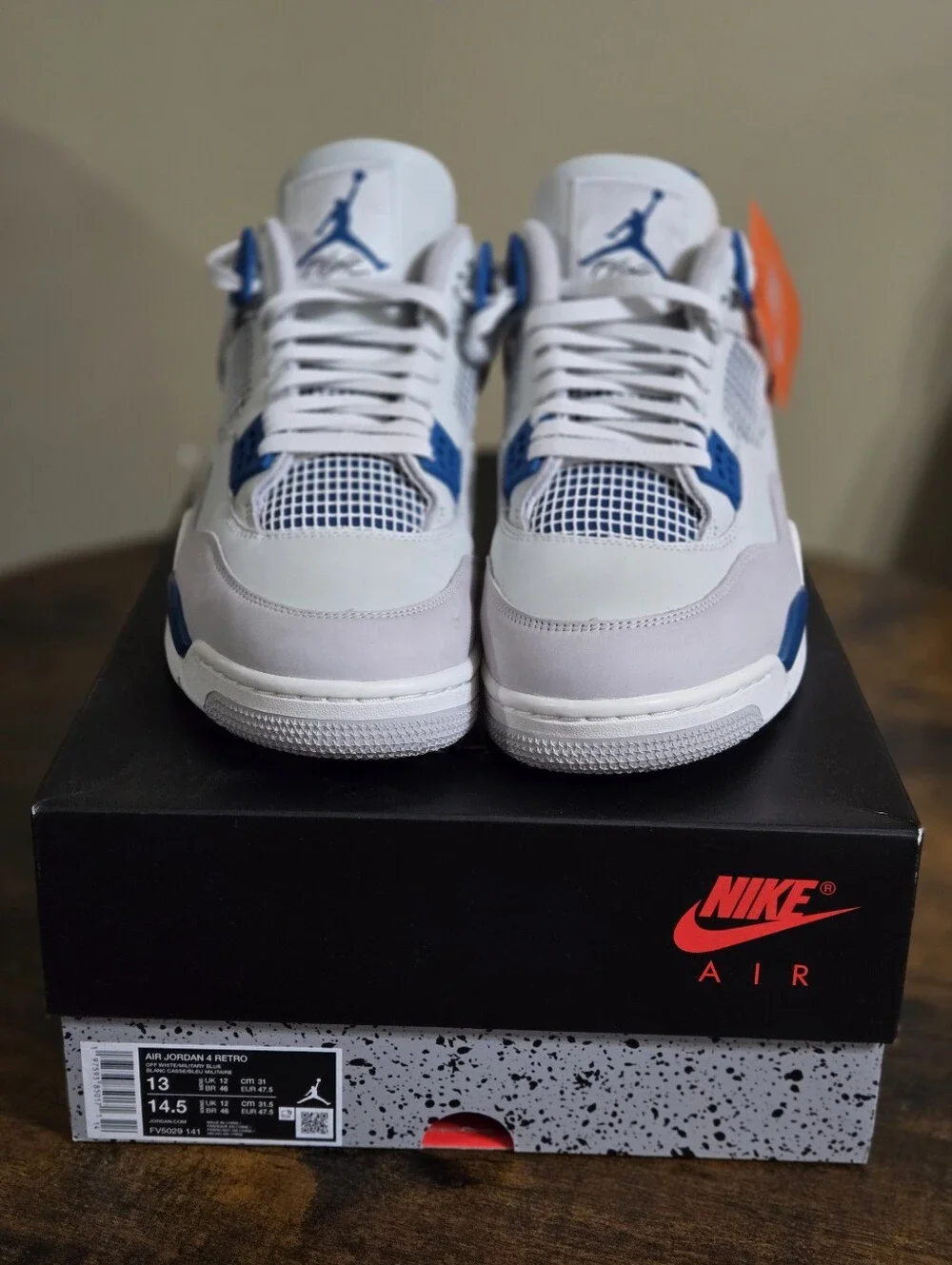 AIR JordanRetro 4 Military BLUE